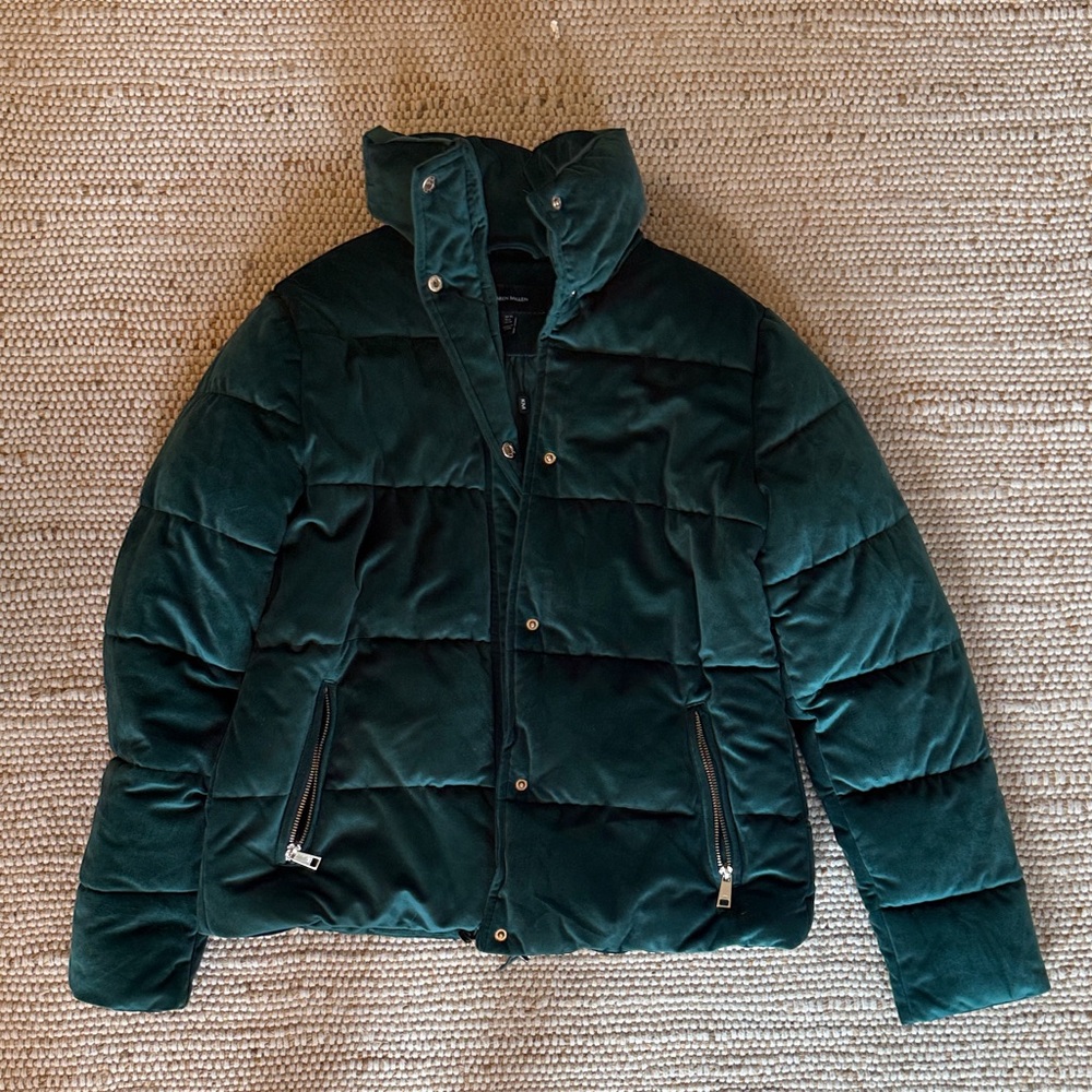 Karen Millen Dark Green Puffer Jacket